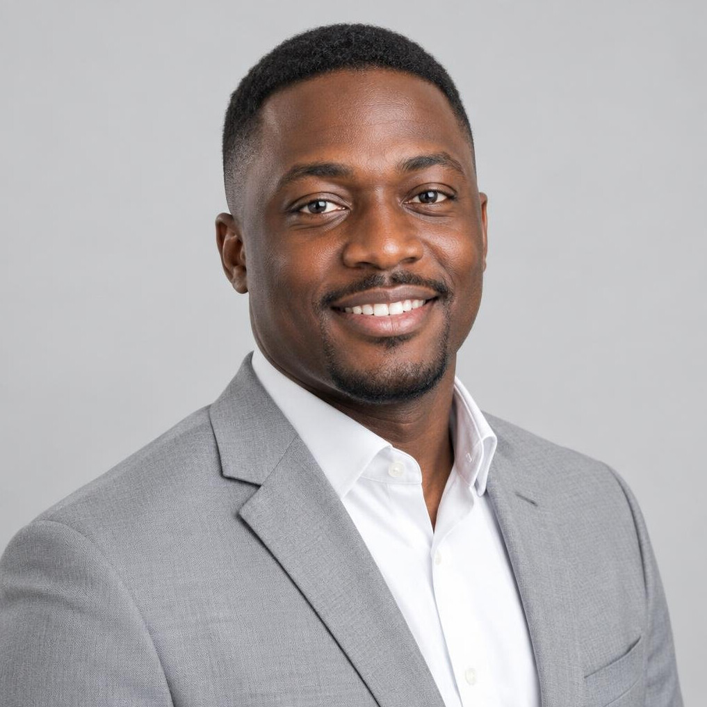 Portrait of a young professional man